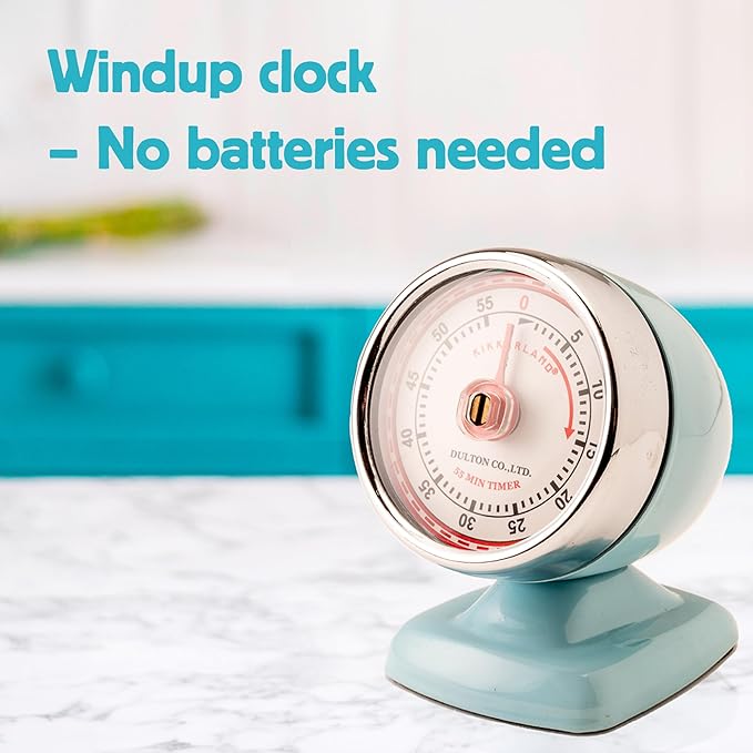 Kikkerland Vintage Streamline Timer – Retro Decor - Image 3
