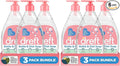 Dreft Bottle and Dish Soap | Made to Clean Baby Bottles,Sippy Cups,Pacifiers,Breast Pumps,& More | Gently Removes Milk Film & Odors-| Plant Based,Fragrance Free Dish Soap-| 18 Fl Oz,(Pack of 6)