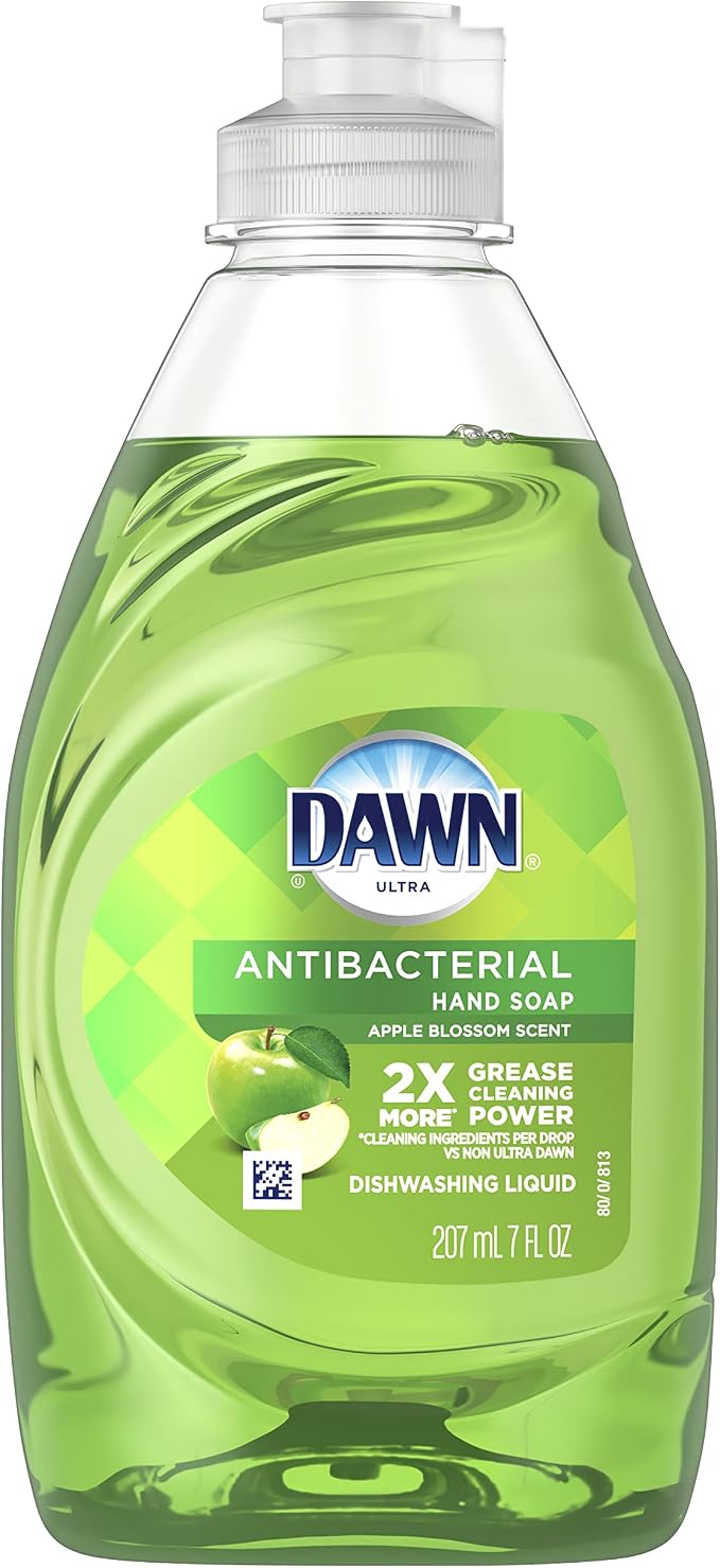 Dawn Ultra Antibacterial Dishwashing Liquid Dish Soap, Apple Blossom Scent - 7 fl oz
