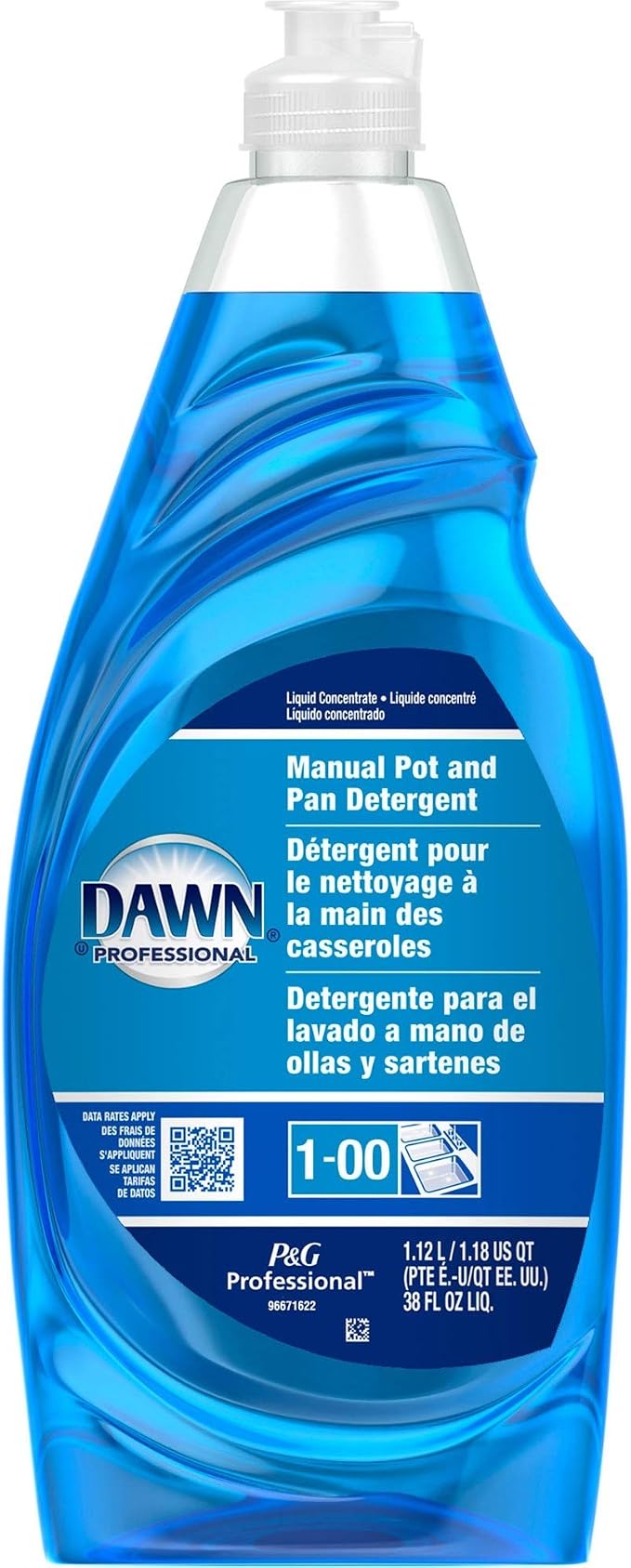 Dawn Dishwashing Liquid, 38 oz Bottle, 8/Carton