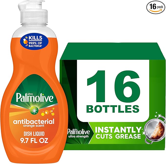 Palmolive Ultra Antibacterial Dish Liquid, Orange Scent, 9.7 fl oz