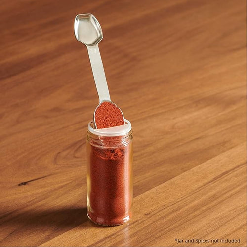 AllSpice Stainless Steel Double Sided Measuring Spoon- Teaspoon and Tablespoon - Image 2