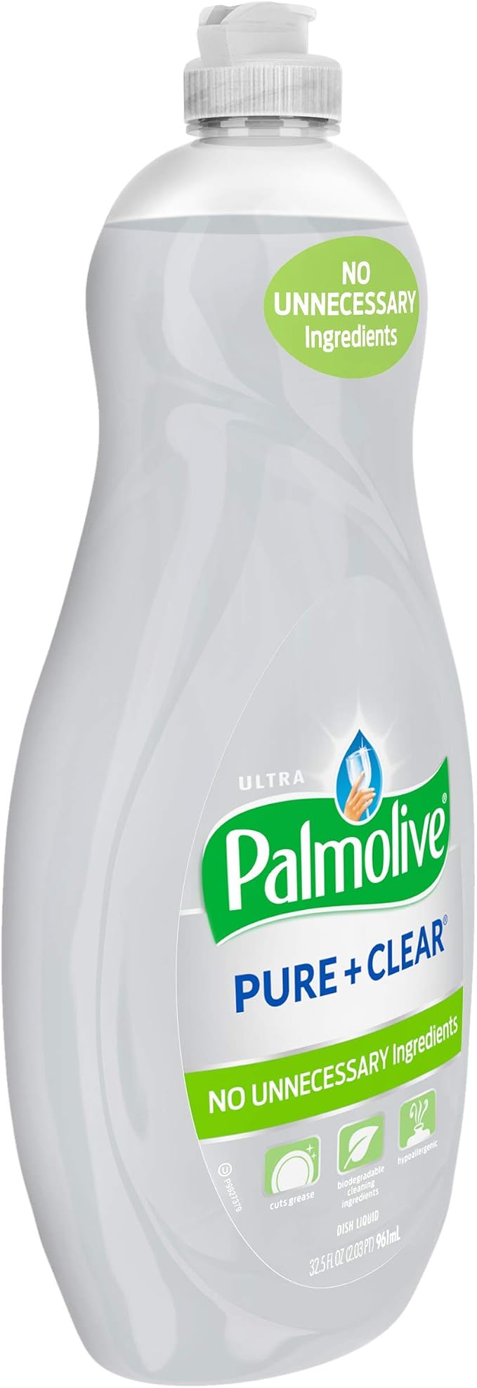 Palmolive Ultra Liquid Dish Soap, Pure and Clear, 4 Count