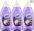 Valor Dishwashing Liquid, 25 fl oz – Dish Soap for Kitchen & Bathroom, Grease-Fighting, Gentle on Hands, Fast Rinse, Eco-Friendly Biodegradable Formula (25.5 oz (Pack of 3), Lavender)
