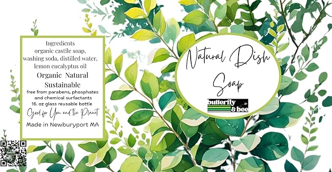 Organic Dish Soap: Natural, Eco-Friendly, Plastic-Free Dishwashing Liquid