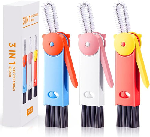 3 in 1 Cup Lid Cleaning Brush, Portable Gap Cleaner Brush by Unknown