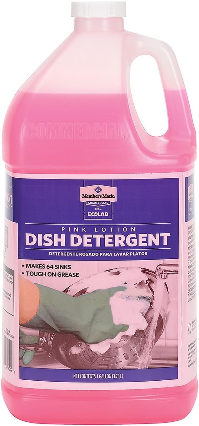 Member's Mark Commercial Pink Lotion Dish Detergent (1 Gallon) (2 Pack)