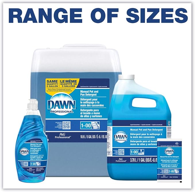 Dawn Professional 70681 Manual Pot & Pan Dish Detergent, Original Scent, Five Gallon Pail