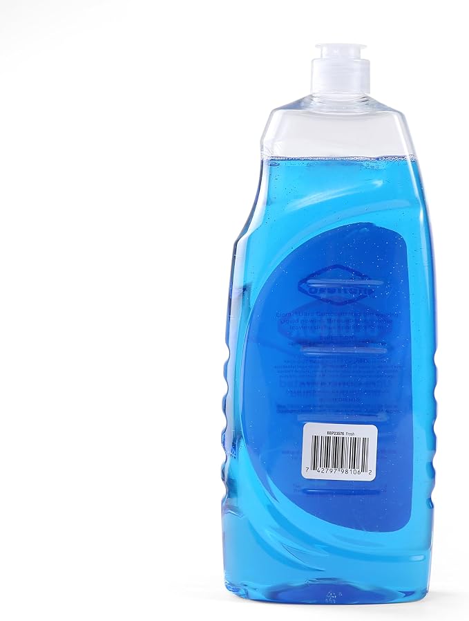Clorox Ultra Concentrated Dish Soap with OXI, Fresh Scent, 40 Fl Oz | Bleach-free formula, dermatologist tested, cuts grease on contact, tough on baked-on stains