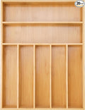Besilord Silverware Organizer Kitchen Drawer Organizer Utensil Organizer Bamboo by Besilord