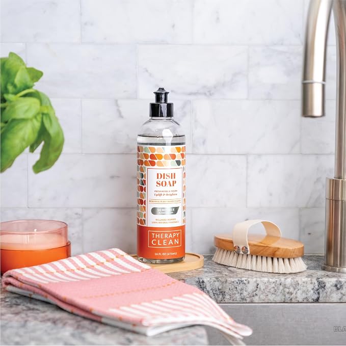 Therapy Clean Fresh Herbs & Melon Bundle – 24 oz All Purpose Cleaner + 16 oz Dish Soap