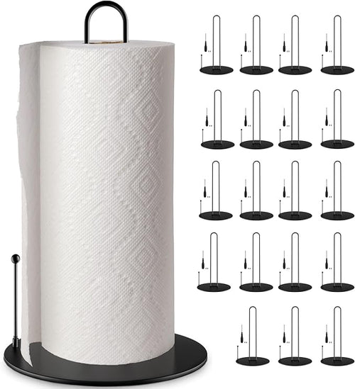 20Pack Paper Towel Holder, Bulk Black Paper Towel Holder Stand Countertop by QualityEfficiency