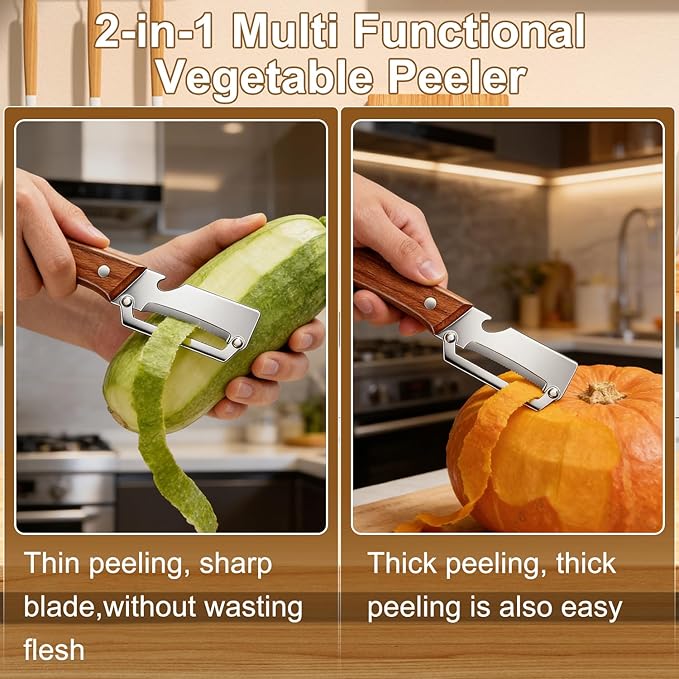 2pcs Multi-Functional Vegetable Peeler - Image 5