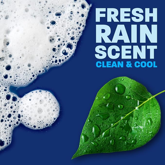 Dawn Dish Soap Squeeze Bottle, EZ-Squeeze Platinum Dish Soap Liquid+Non-Scratch Sponges for Dishes, Fresh Rain, Includes 3x18oz Bottles+2 Sponges