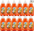 Valor Dishwashing Liquid, 25 fl oz – Dish Soap for Kitchen & Bathroom, Grease-Fighting, Gentle on Hands, Fast Rinse, Eco-Friendly Biodegradable Formula (25 fl oz (Pack of 12), Orange)