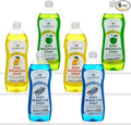 Juniper CLEAN, Dish Soap, Lemon & Apple & Forest Scent, Liquid Dish Washing Soap Squeeze Bottle 25 Fl Oz (Pack of 6)