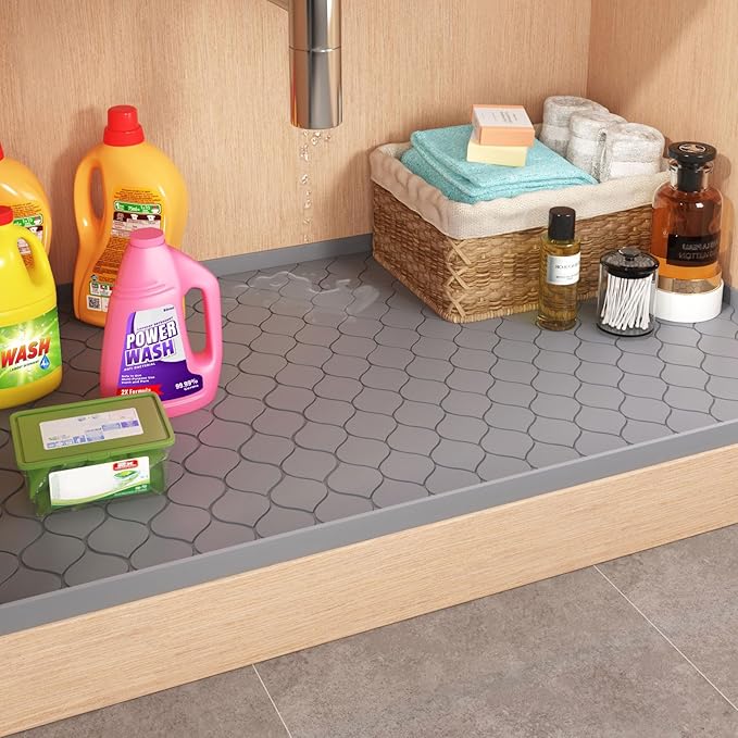 Winisok Silicone Under Sink Mat 40" x 19", kitchen Essentials and Gadgets - Image 7
