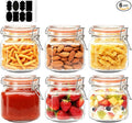 25 oz Glass Jars With Airtight Lids And Leak Proof Rubber Gasket, Wide Mouth by Encheng
