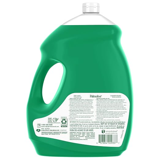Palmolive Professional Liquid Dish Soap Refill, Original Scent, 145 fl oz | Cuts Grease, Dishwashing Detergent, Paraben-Free, Leaves Dishes Sparkling Clean, Tough on Grease, Soft on Hands