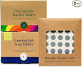 CLEANOMIC Oxy Laundry Booster, Foaming Dish Soap & Reusable Kitchen Cloth Bundle
