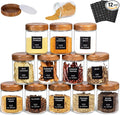 Yangbaga 12Pcs Glass Spice Jars by Hanber