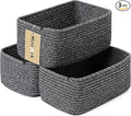 MiniArk Small Storage Baskets for Organizing | Closet Organizer Bins | Shelf by MiniArkStorageBasketsHome