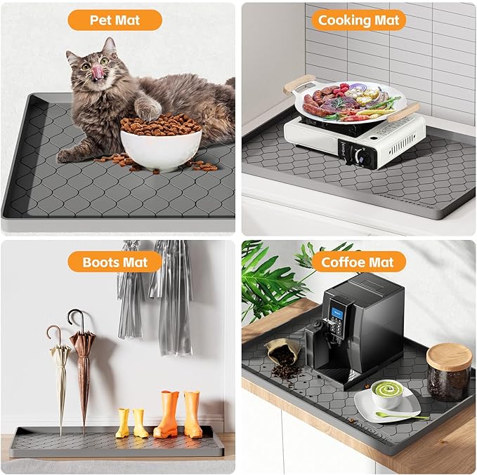 Winisok Silicone Under Sink Mat 40" x 19", kitchen Essentials and Gadgets - Image 6