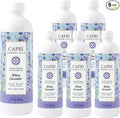 CAPRI ESSENTIALS Dish Soap Liquid, Natural Household Cleaning, Plant Based Aromatic Dish Detergent, Blend of Essential Oils with Juniper & Chamomile, White Lavender, 16 FL Oz (6 Pack)