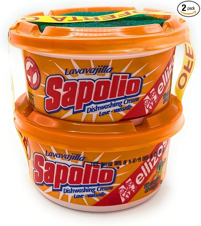 Saolio Dishwashing Cream Soap 2 Pack 360 g Each Orange