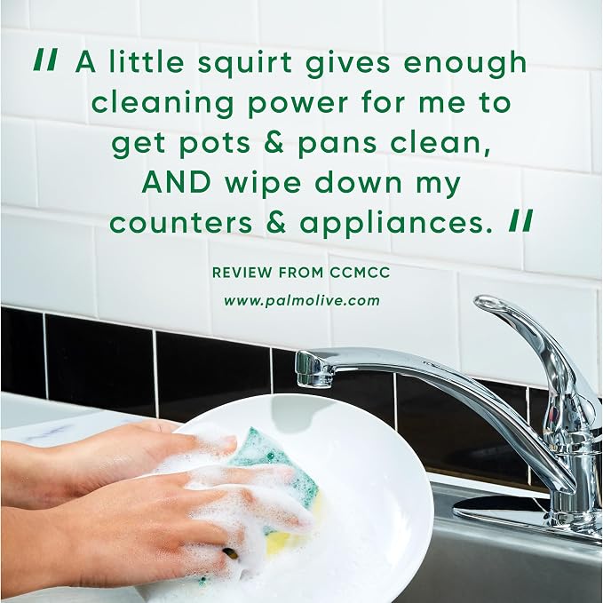 PALMOLIVE Dishwashing Liquid, Travel Dish Soap, Original Scent, Green, 3 Fluid Ounce Bottle (Case of 72) - Total of 216 Fluid Ounces - Dishwashing Liquid - Kitchen Soap & Cleaning Supplies | Cuts Grease, Dishwashing Liquid Detergent, Paraben-Free, Toug...