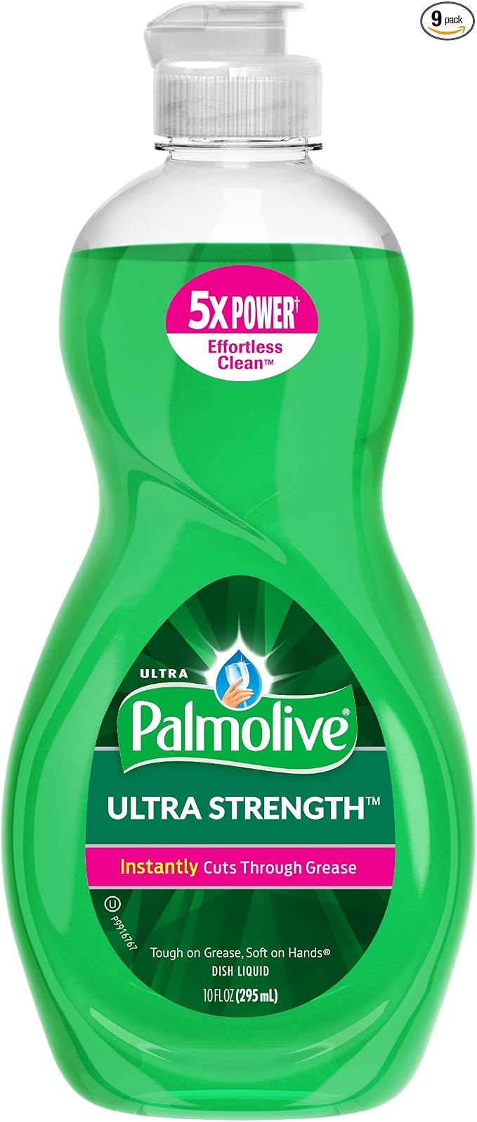 Palmolive Ultra Strength Liquid Dish Soap, Original - 10 Fluid Ounce (9 Pack)
