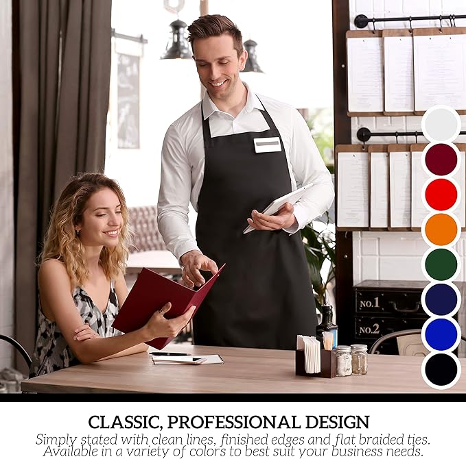 GREEN LIFESTYLE 2 Pack Chef Apron - Image 7