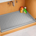 Jin&Bao Waterproof Under Sink Mat 31" x 22", Thick Silicone Mat Cabinet by Jin%26Bao
