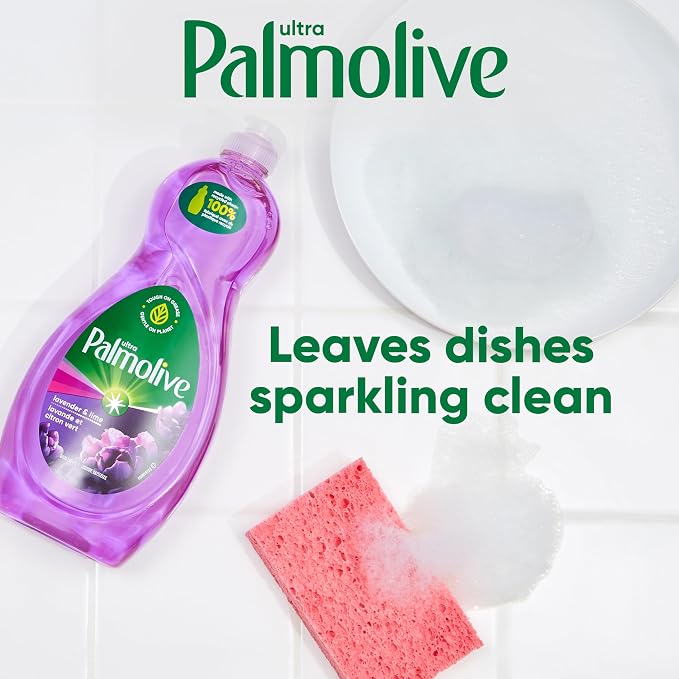 Palmolive Ultra Liquid Dish Soap Detergent, Lavender and Lime - 20 Ounce