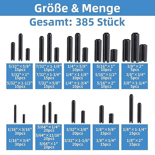 385PCS Roll Pin Set - Image 2