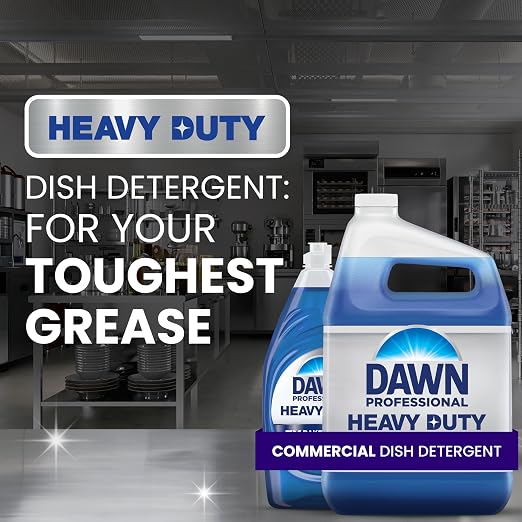 Dawn PRO Heavy Duty Manual Pot & Pan Detergent, Dish Soap (1 gal, 4 pack)