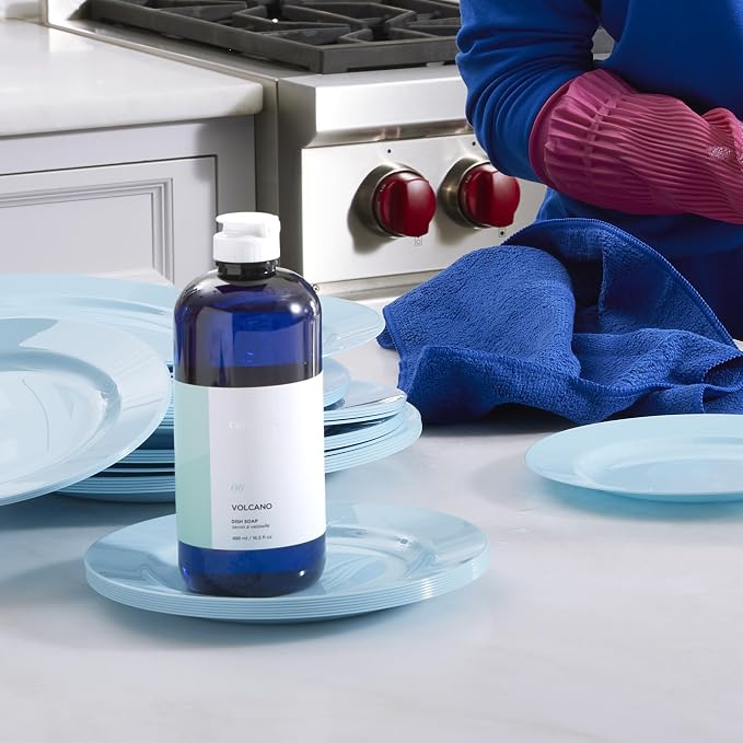 Capri Blue Volcano Dish Soap Liquid for Dish Washing - Scented Dish Soap Refills - Vegan & Cruelty Free Dishwashing Liquid Soap - Non-toxic Cleaning Supplies (16.5 fl oz)