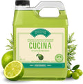 Fruits & Passion Cucina Concentrated Dish Soap Refill, Lime Zest & Cypress, Gentle Liquid Dishwashing Detergent with Olive Oil, Vegan & Biodegradable Formula, 1 Liter (33.8 fl oz)