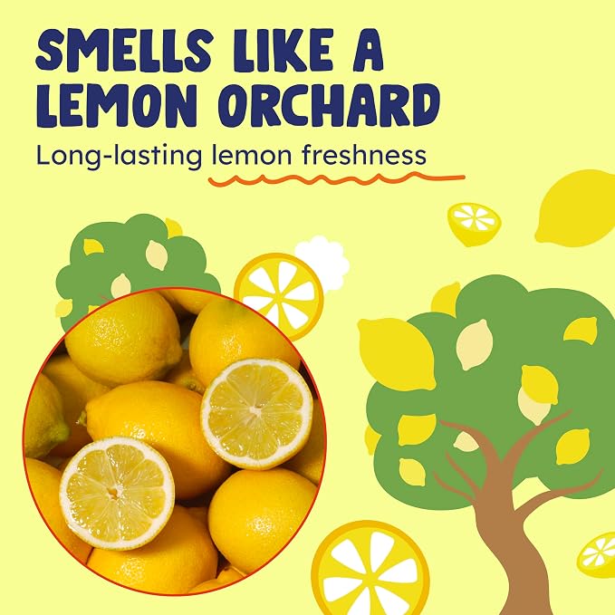 Originally Yellow USA Made Lemon Dish Soap | Hypoallergenic Dish Wash | Bulk 3 Pack