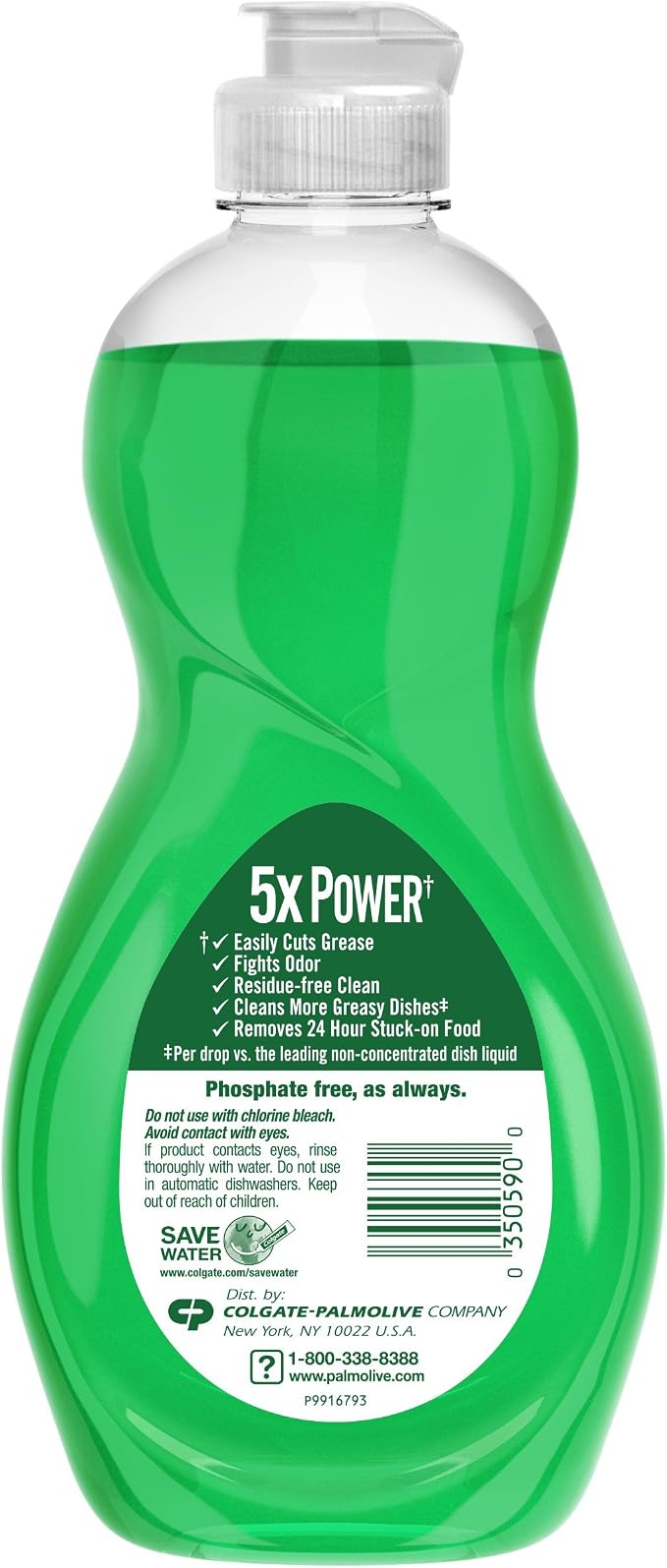 Palmolive Ultra Strength Liquid Dish Soap, Original - 10 Fluid Ounce (9 Pack)