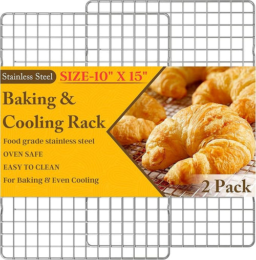 2PCS Cooling Racks for Cooking and Baking by QukakaHomeCare