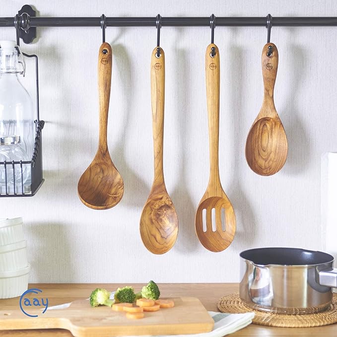 FAAY Original Eco-Friendly Wooden Serving Ladle - Image 4