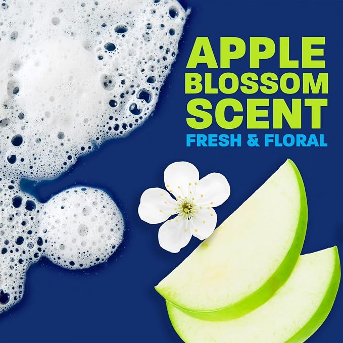 Cleaning Essentials includes Dawn Ultra Dish Soap, Dishwashing Liquid, Apple Blossom 502 ml/ 16.98 fl oz - Pack of 2, Value Bundle Packed