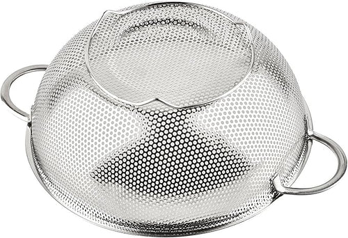 3-Piece Stainless Steel Mesh Micro-Perforated Strainer Colander Set - Image 2
