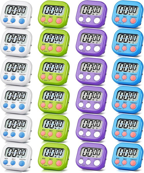 24 Pack Timers Magnetic Kitchen Timer Cooking Timers by Unknown