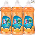 Joy Ultra Orange Dishwashing Liquid Soap, Grease Cutting Powerful Cleaning Agent, Orange Scent, 30 fl oz (Pack of 3)