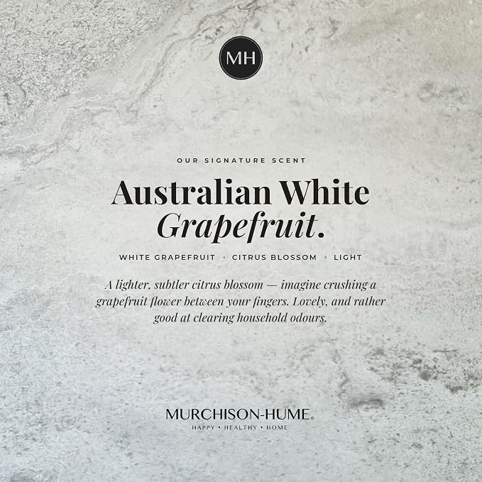Murchison-Hume Heirloom Dish Soap | Plant-Based Dishwashing Liquid | Tough on Grease | Gentle on Hands & Sensitive Skin | Non-Toxic | Safe for Fine China | Australian White Grapefruit | 16 fl oz