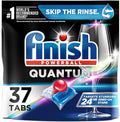 Finish - Quantum with Activblu technology - 37ct - Dishwasher Detergent - Powerball - Ultimate Clean and Shine - Dishwashing Tablets - Dish Tabs (Pack of 1)