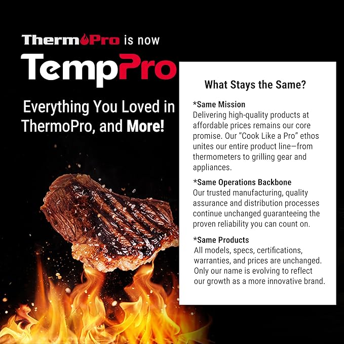 TempPro TP15H Waterproof Instant Read Meat Thermometer - Image 9