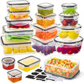 34 PCS Food Storage Container by TOPCHASE